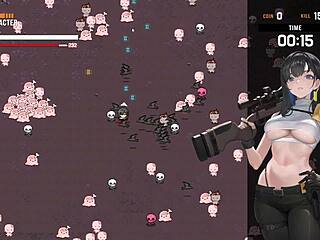 In Isekai Frontline, the protagonist engages in intense encounters despite the game's flaws