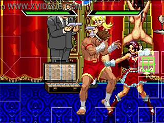 joe higashi bends athena asamiya over for doggystyle