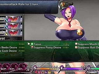 karryn's prison: big booty white girl gets her pussy fucked by inmates in hentai sex game part 1.