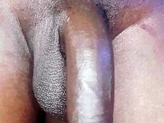 Nigerian Final Fantasy guy shows off his massive monster cock solo