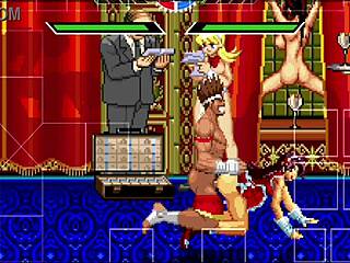 joe higashi bends athena asamiya over for doggystyle