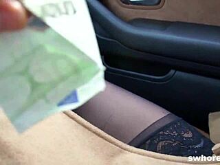 Damn! Czech Brunette Street Prostitute Banged Hard in Car POV Style!