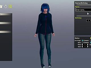Skapar het karaktär i porrspel för att knulla senare