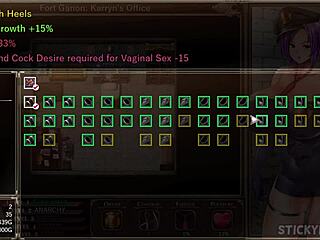 karryn's prison: big booty white girl gets her pussy fucked by inmates in hentai sex game part 1.