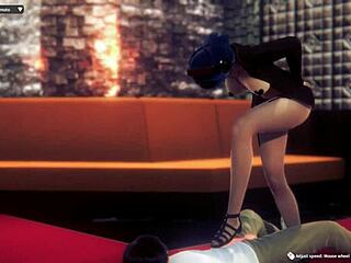 creating a new hot character in porn game to fuck later