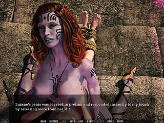 Alien babe with big cock craves licking! Want to fuck her good?