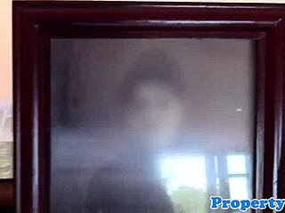 Ebony realtor gets doggystyled hard during open house!