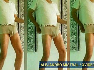 Alejandro Mistral Dances In Underwear Boldly