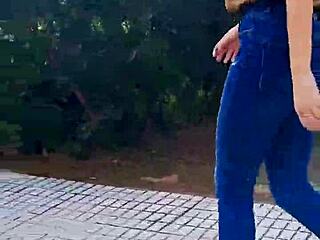 have you seen the sexiest walking ever on the street braless today?