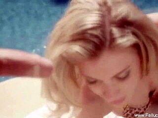 Blonde and brunette deliver pure happiness with skilled oral sex and cumshots