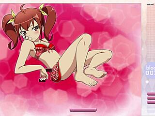 I watch Kurusu Kanako strip in Arkanoid gameplay.