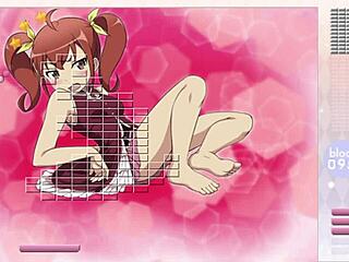 I watch Kurusu Kanako strip in Arkanoid gameplay.