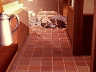 Angelic Barbara from Genshin Impact in a cute scene.