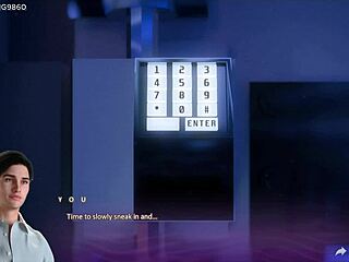 Tatt stemor som onanerer fører til å knulle hennes sexy kropp i 3D anime-spill