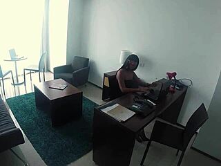 Colombian Latina Secretary Gets Fucked Hard By Boss In Office With Facial Cumshot