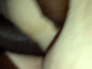 Caught in interracial encounter with big black cock