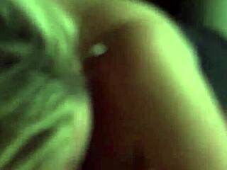 Hot blonde intensely plays with big cock.