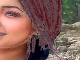 hot african woman in bikini on beach jerks off discreetly