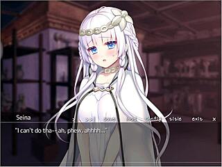 the holy maiden gets humbled with anal and bondage.