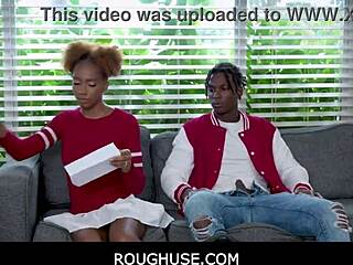 Rough Use Of Black Teen Stepsister By James Cameron And Nicky Rebel