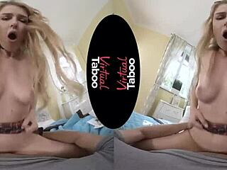 Blonde With Big Tits Performs Blowjob And Handjob In Virtual Taboo