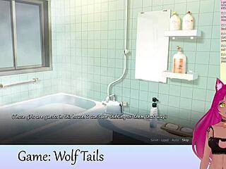 Hej, chceš vidět, jak hraju Wolf Tails část 2 s těma sexy anime holkama?