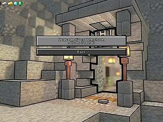 Milf Cookies Parody In Hornycraft Game With Big Tits And Ass.