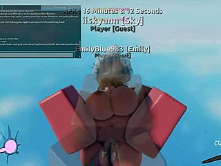 15 roblox game featuring a character in doggystyle bent over missionary with a monster