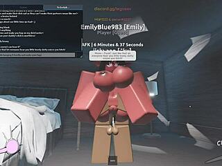 15 roblox game featuring a character in doggystyle bent over missionary with a monster