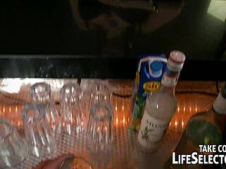 Stirred not shaken! Watch this wild threesome with anal and blowjob action!