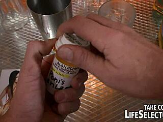 Stirred not shaken! Watch this wild threesome with anal and blowjob action!