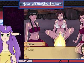 avatar trainer part 32 with big tits brunette