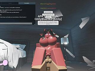 15 roblox game featuring a character in doggystyle bent over missionary with a monster