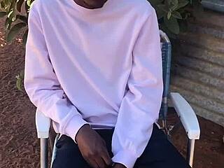 Single Ebony Gets Bent Over For Monster Cock!