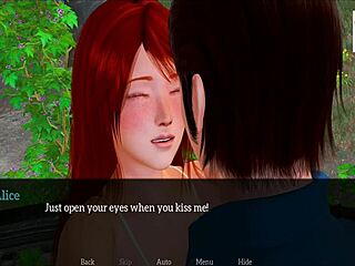 In my new family, the teen with small tits explores anime adventures.