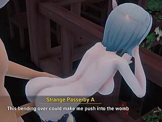 eula from genshin impact in 3d animation adventure