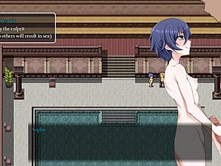 I help the inventor feel the sensation of a pussy in Detective Girl of the Steam City part 12.