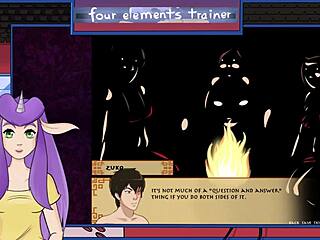 avatar trainer part 32 with big tits brunette