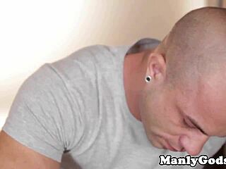 Muscular gay hunks engage in fucking and masturbation sessions