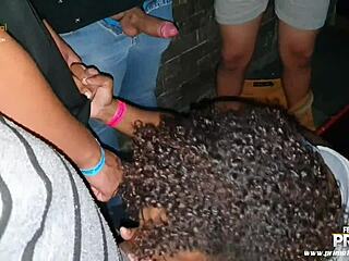 Nana Diaba bangs multiple guys in the party booth