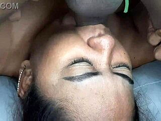 I'm pounding my stepmom's mouth hard with deepthroat action right now