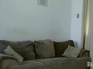 Skinny ebony brunette loses phone in lesbian scene