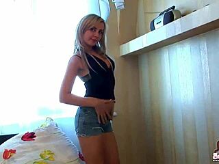 i need help stripping off these skinny jeans to reveal my petite 18+ tits