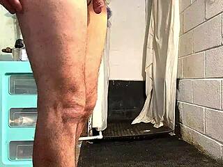 This gay enema and shower masturbation is intense!