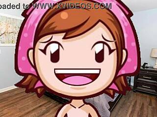 mama delivers a steamy tit job in anime