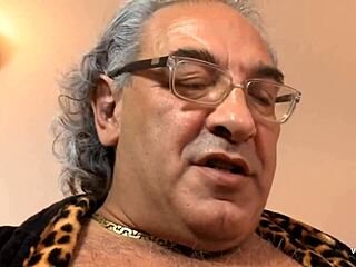 la bonne gets her ass fucked by rich old man