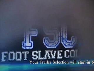 exploring foot fetish at the yard sale with worship