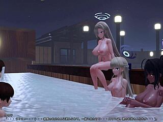 i watch asuna karin toki in group sex