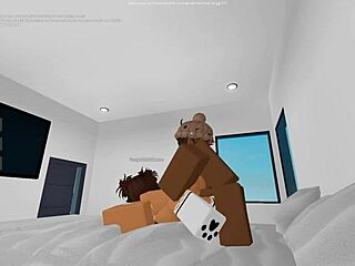 Amateur First Timer Cheats in Roblox Porn 3D Scene