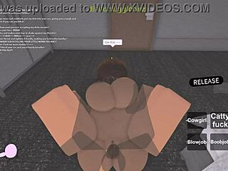 Intense roblox porn with big tits and ass